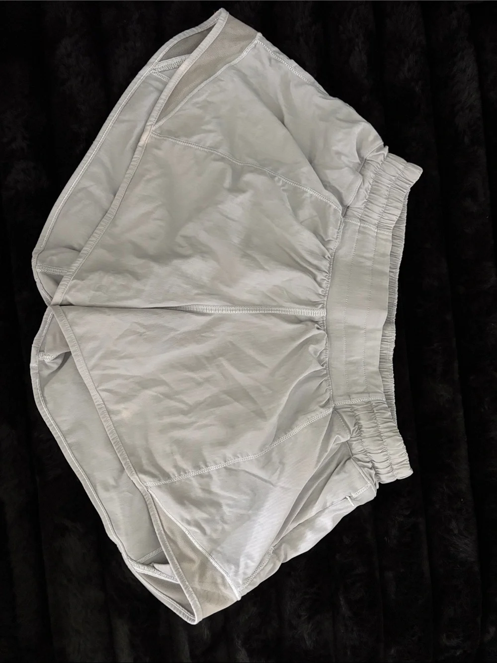 lululemon athletica Light Gray Athletic Running Shorts